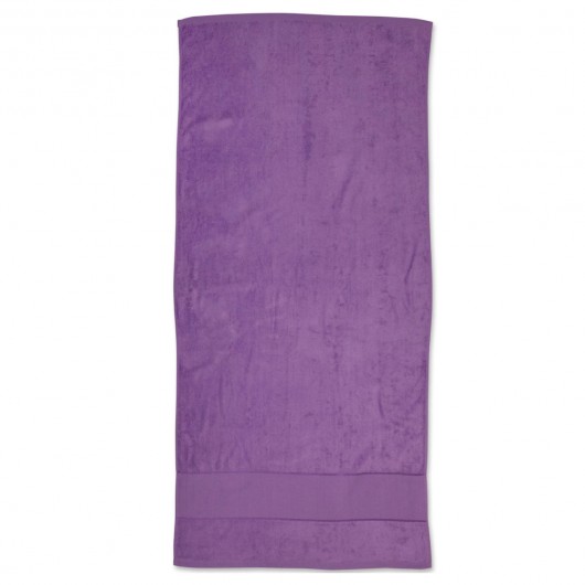 Purple Terry Velour Beach Towels